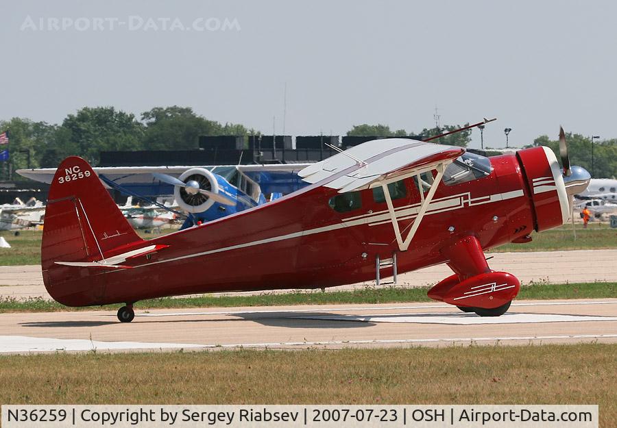 N36259, 1944 Howard Aircraft DGA-15P C/N 1770, EAA AirVenture 2007