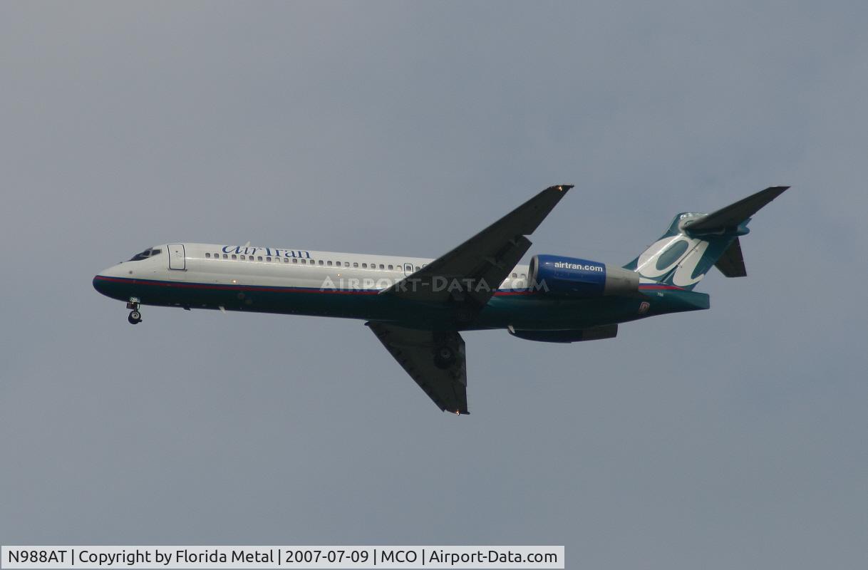 N988AT, 2001 Boeing 717-200 C/N 55068, Air Tran