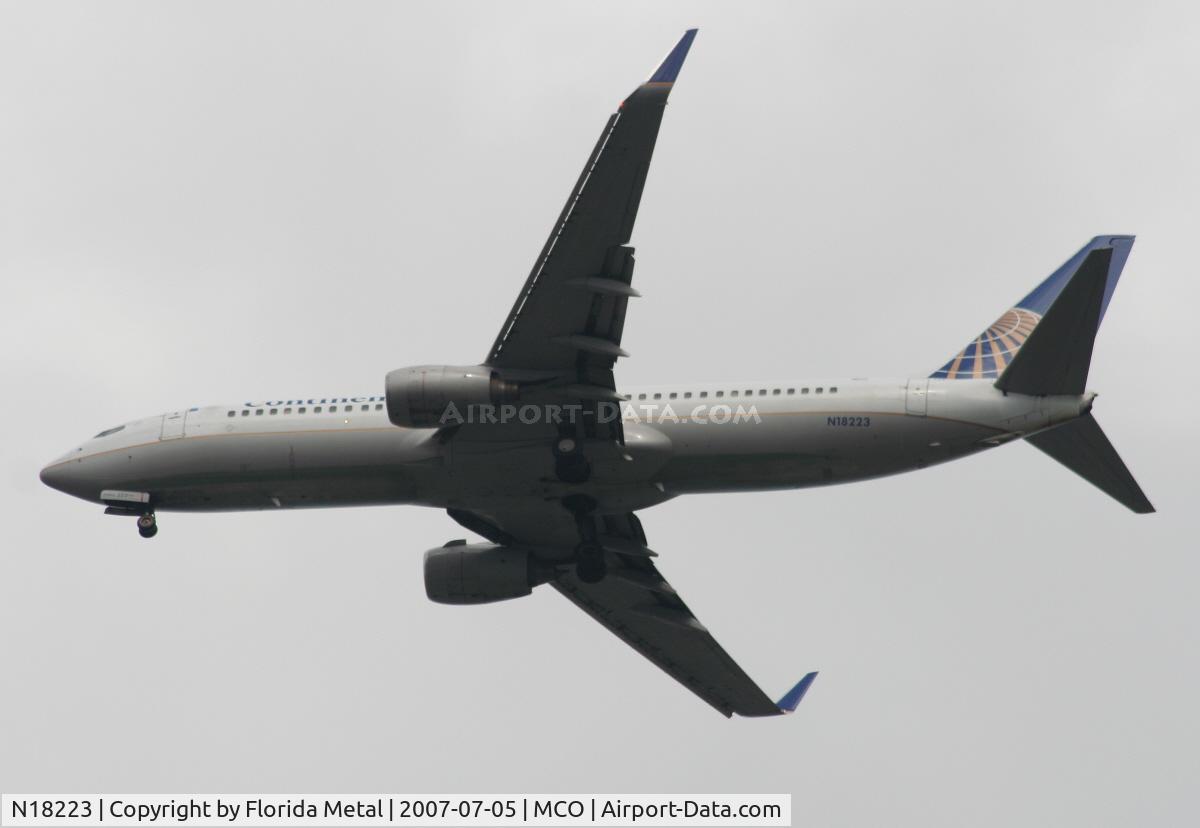 N18223, 1998 Boeing 737-824 C/N 28932, Continental
