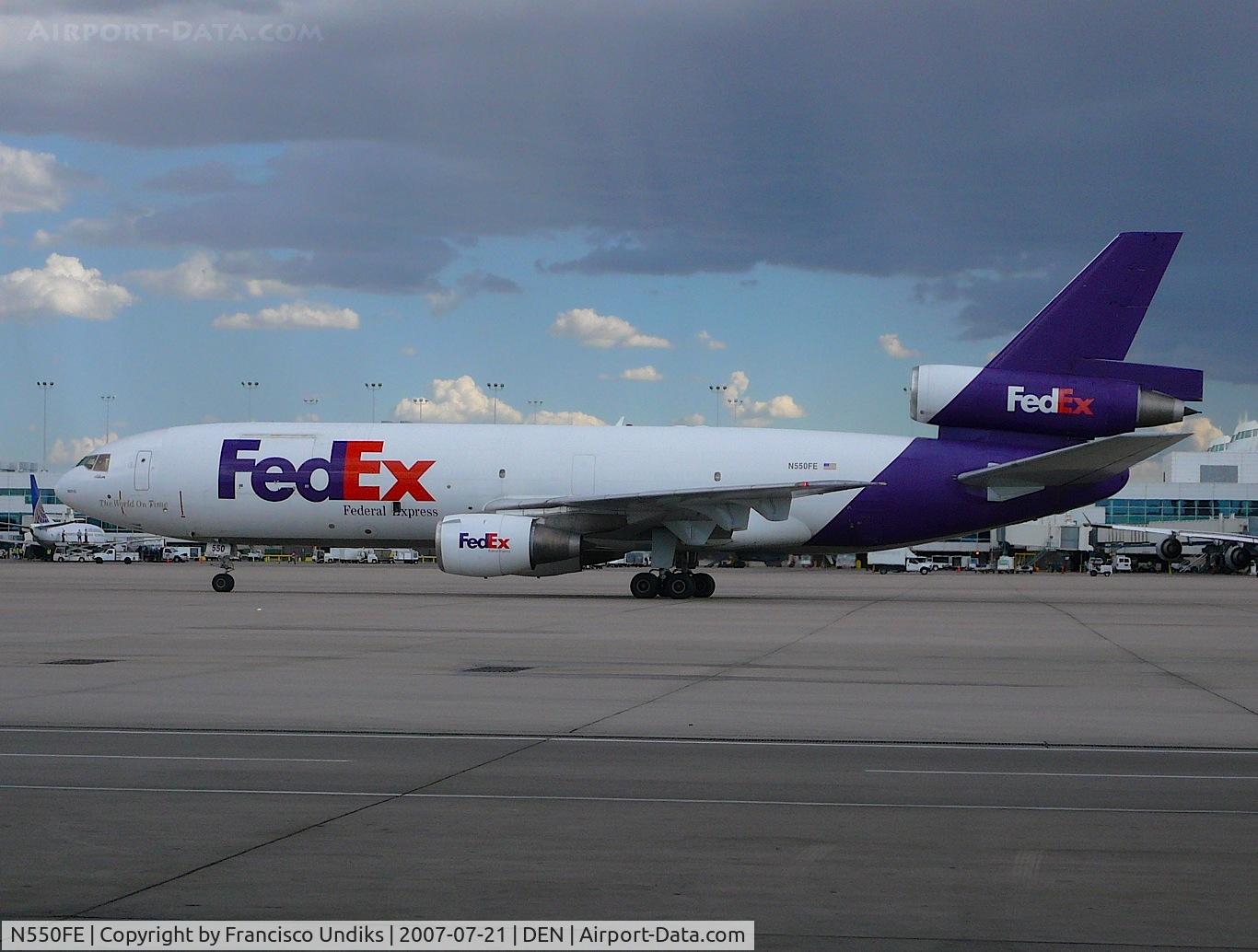 N550FE, 1972 McDonnell Douglas MD-10-10F C/N 46521, FEDEX DC-10