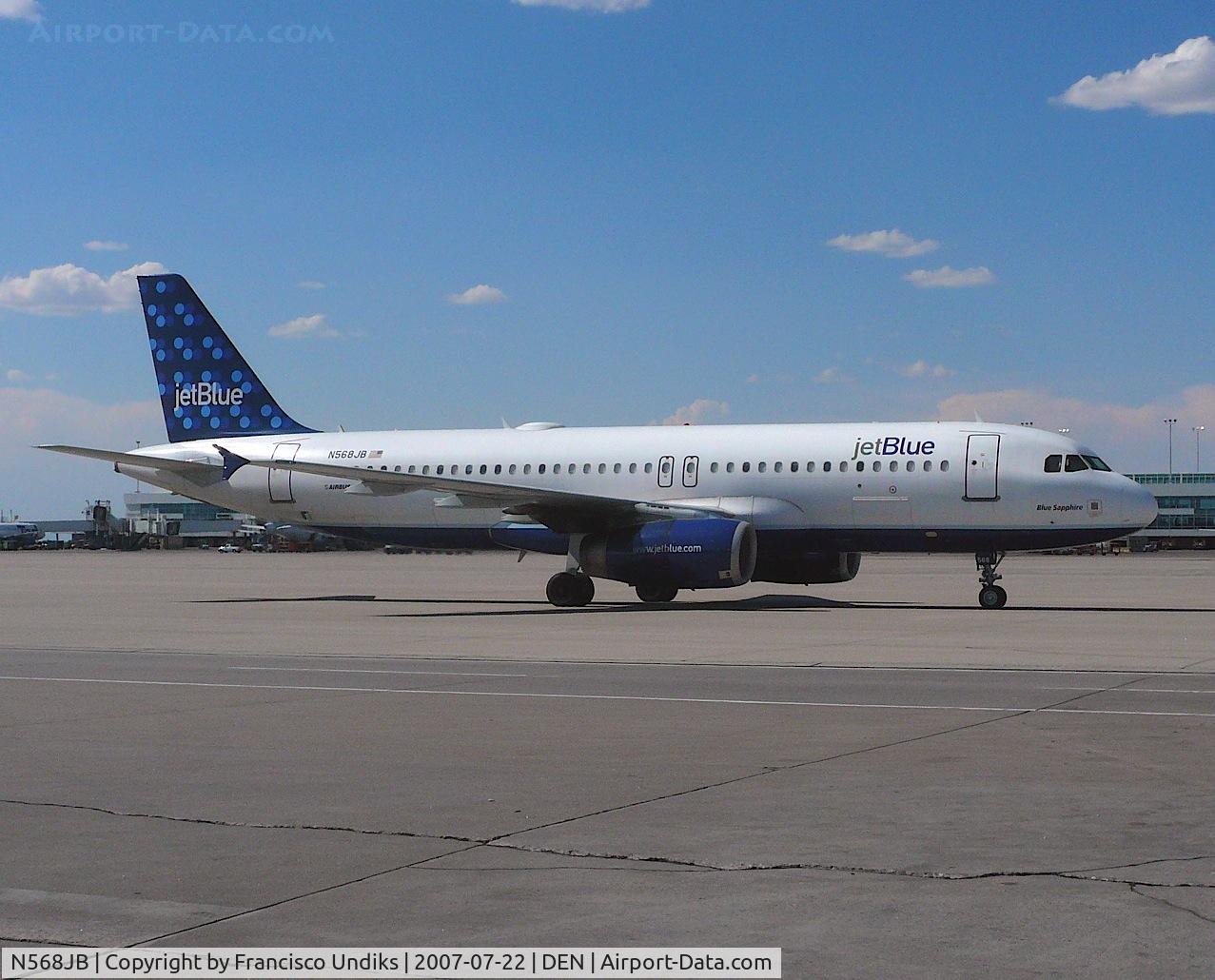 N568JB, 2003 Airbus A320-232 C/N 2063, Jet Blue A320.