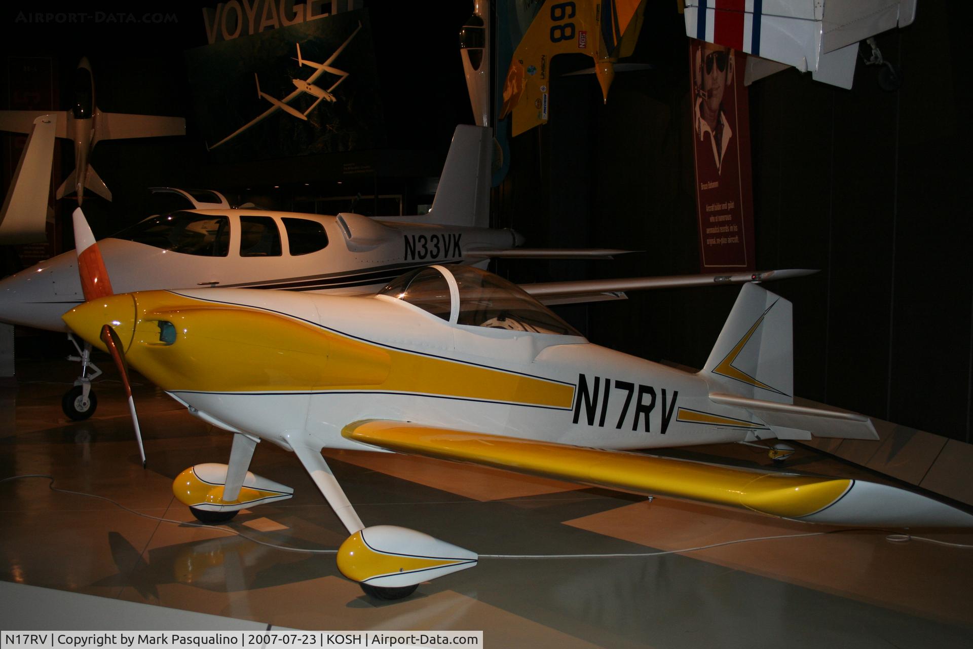 N17RV, 1971 Vans RV-3 C/N 173, RV-3