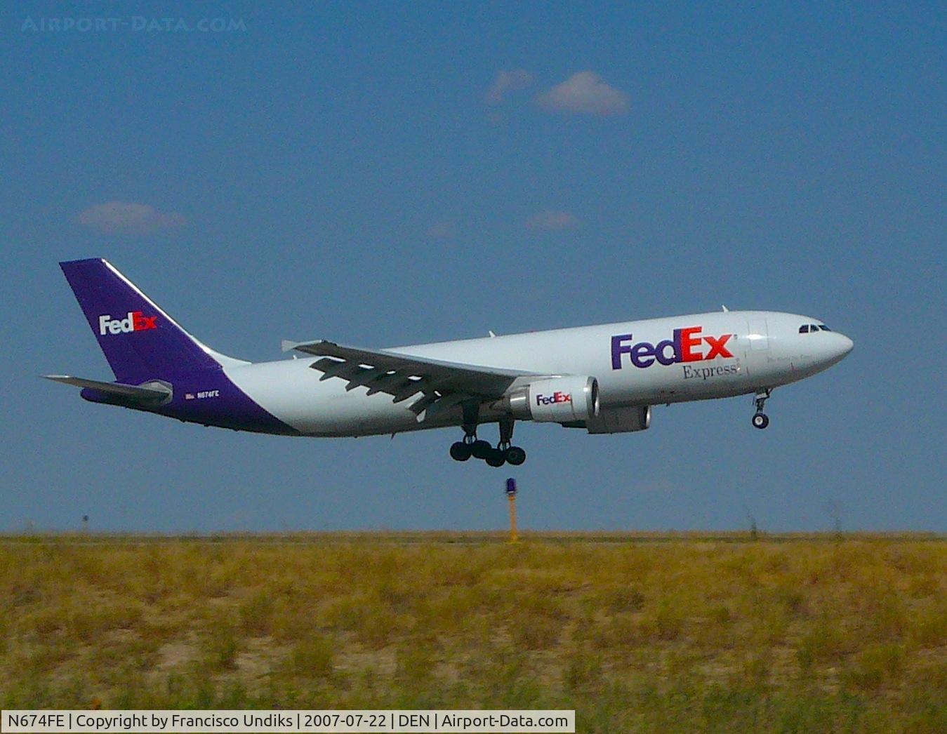 N674FE, 1997 Airbus A300F4-605R C/N 781, FEDEX A300