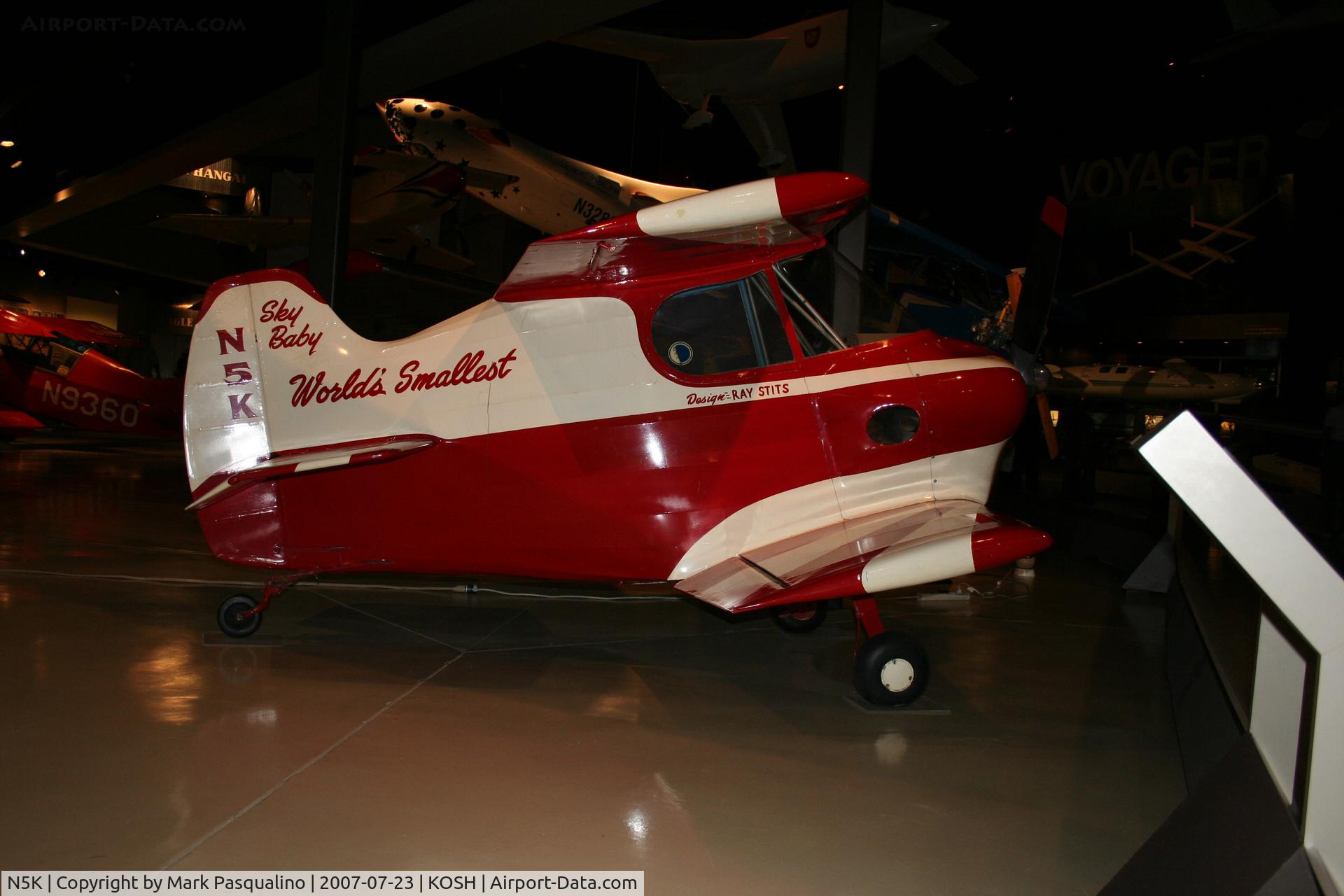 N5K, 1952 Stits SA-2 Sky Baby C/N 1, Sky Baby