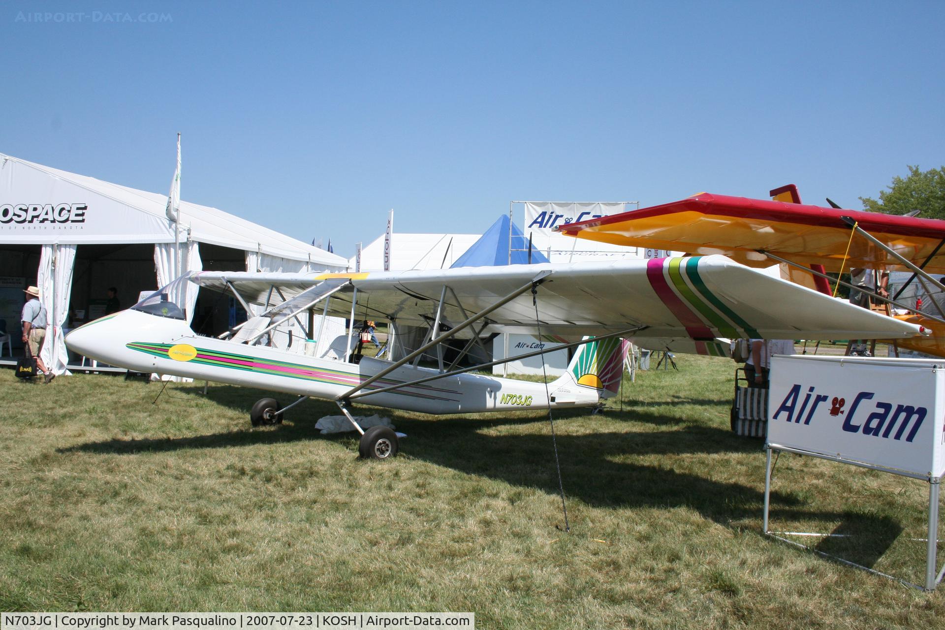 N703JG, 2000 Leza-Lockwood Air Cam C/N AC086, Air Cam