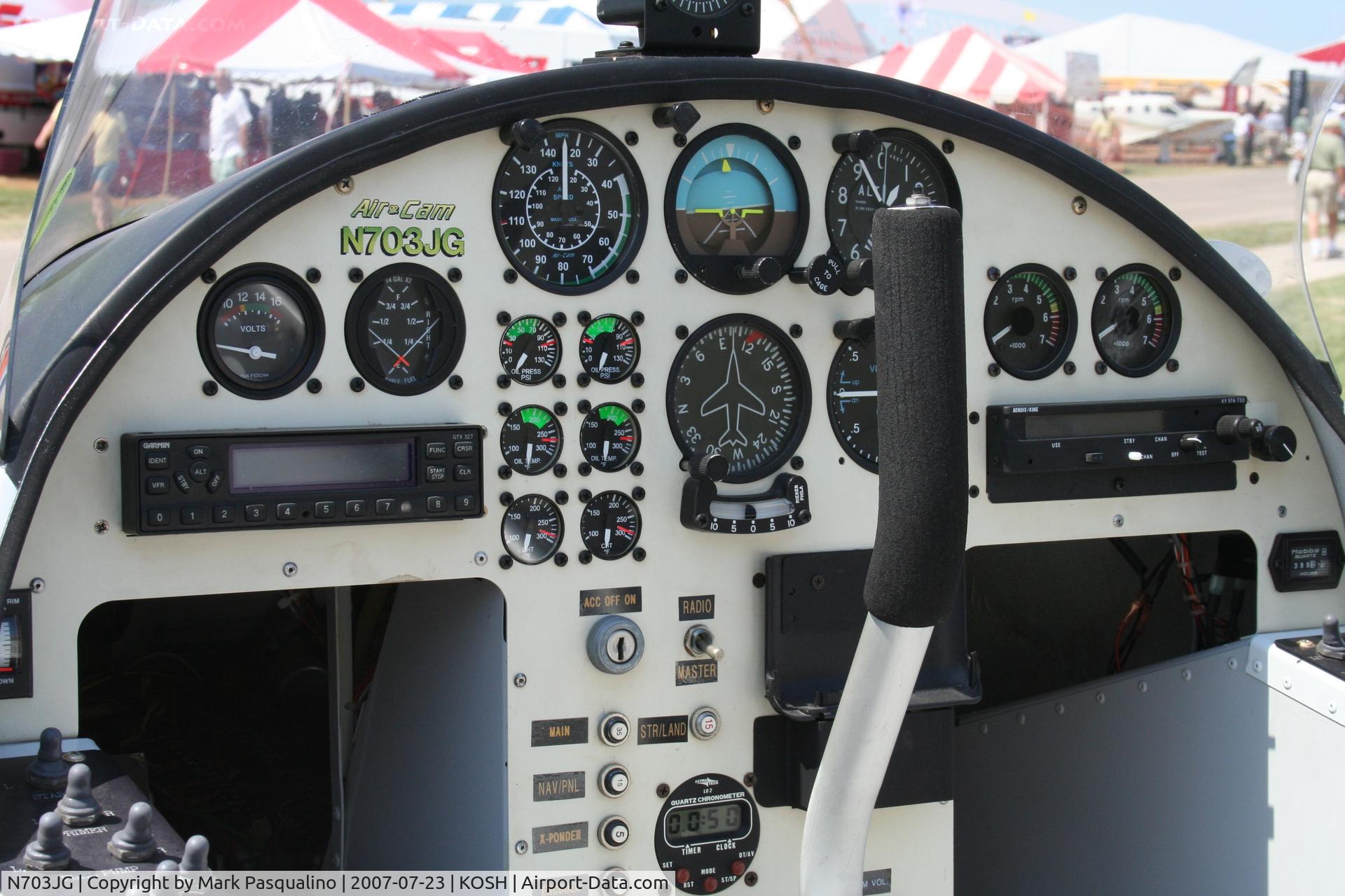 N703JG, 2000 Leza-Lockwood Air Cam C/N AC086, Air Cam