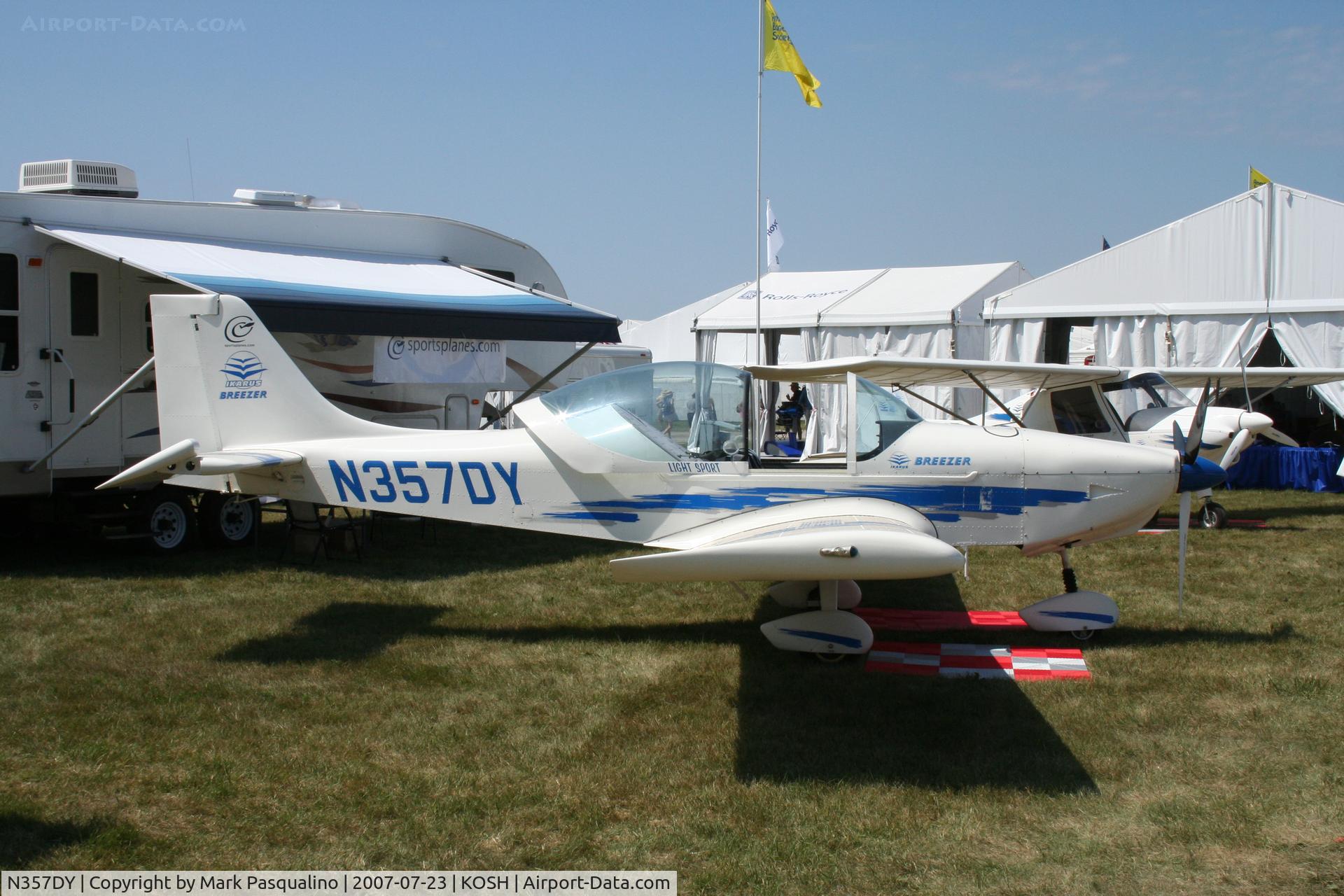 N357DY, 2005 Aerostyle Breezer C/N 046, Ikarus Breezer