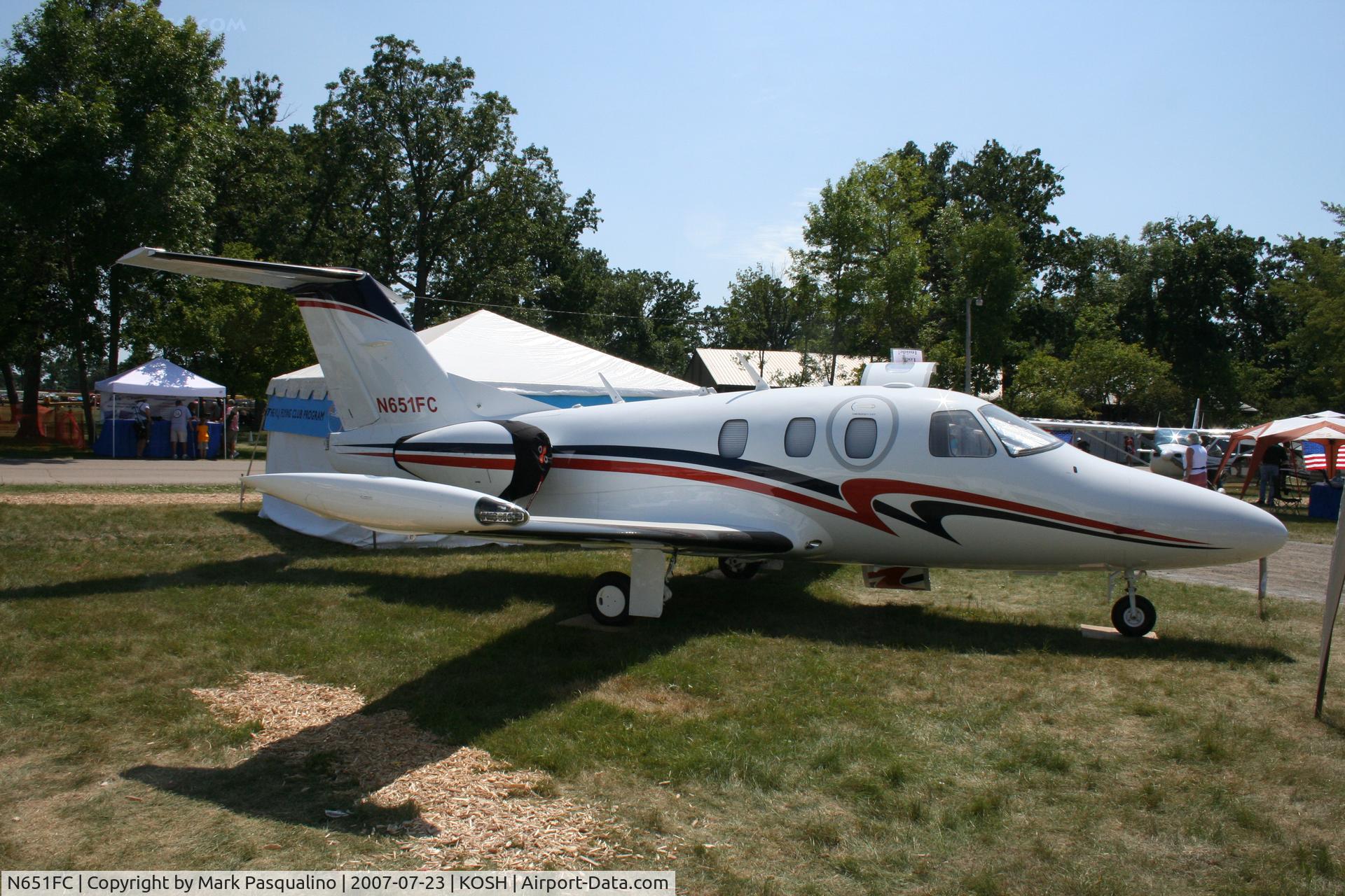 N651FC, 2007 Eclipse Aviation Corp EA500 C/N 000012, Eclipse EA500