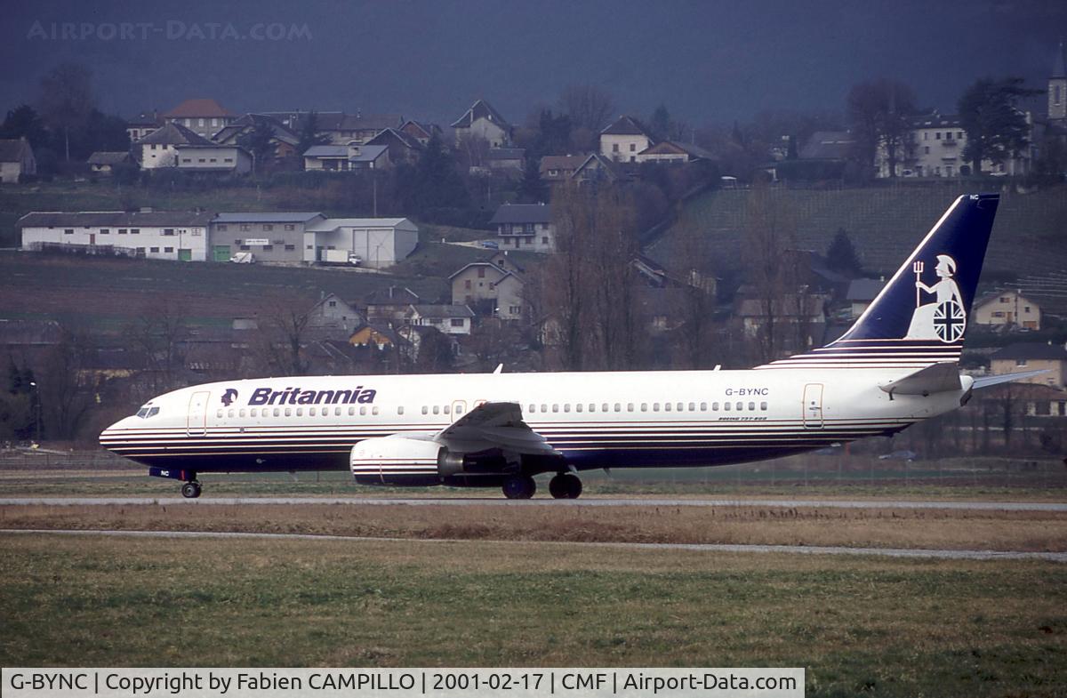 G-BYNC, 2000 Boeing 737-804 C/N 30465, Britannia Airways