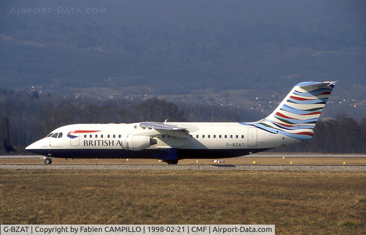 G-BZAT, 1997 British Aerospace Avro 146-RJ100 C/N E3320, British Airways CityFlyer