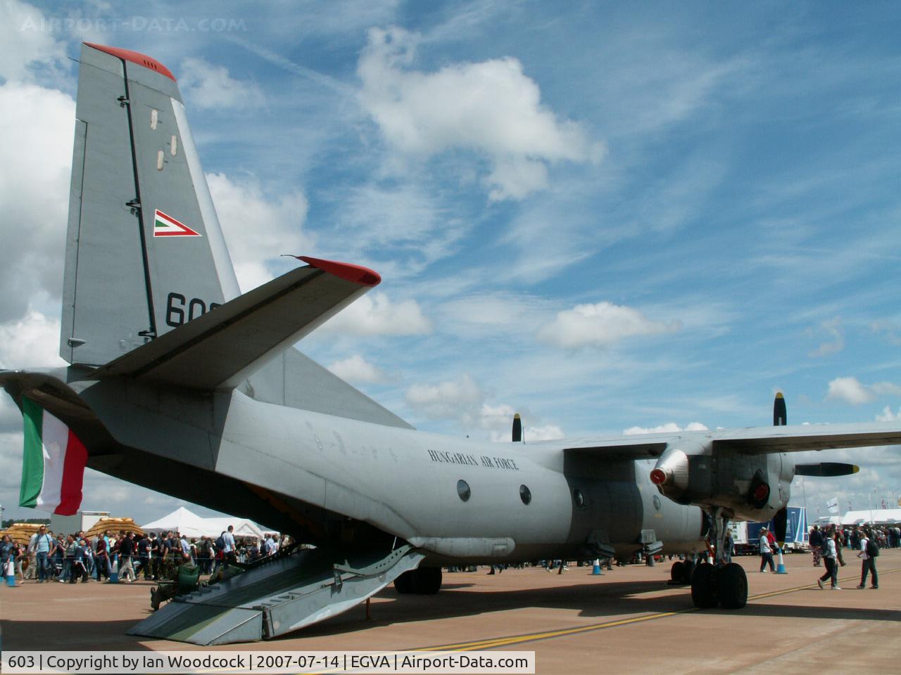 603, 1975 Antonov An-26 C/N 3603, Antonov An-26/Hungarian AF/RIAT Fairford
