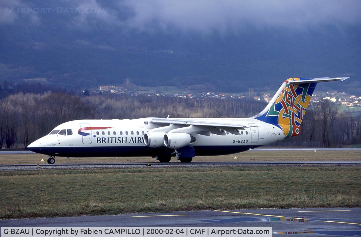 G-BZAU, 1998 British Aerospace Avro 146-RJ100 C/N E3328, British Airways CityFlyer