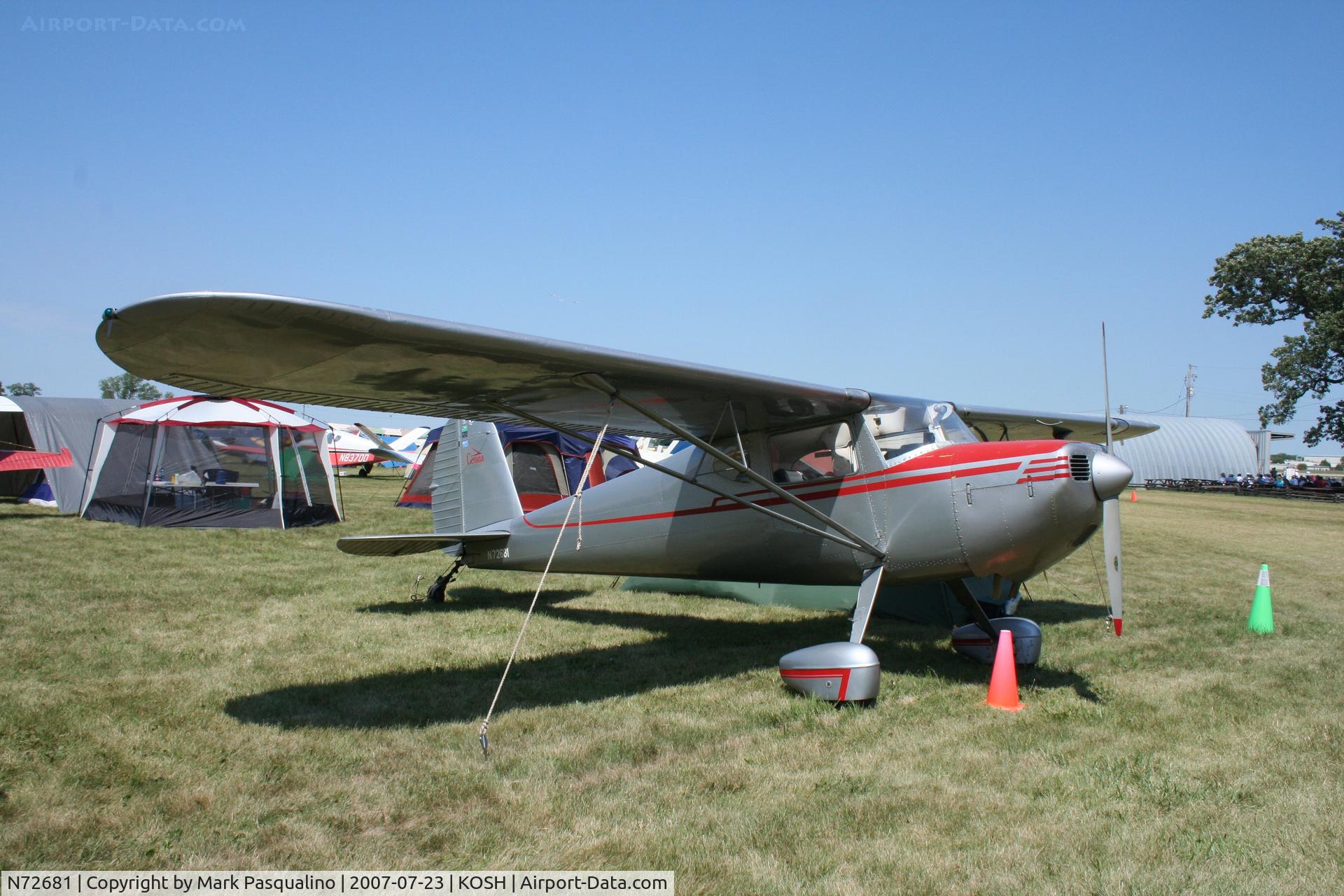 N72681, 1946 Cessna 140 C/N 9857, Cessna 140