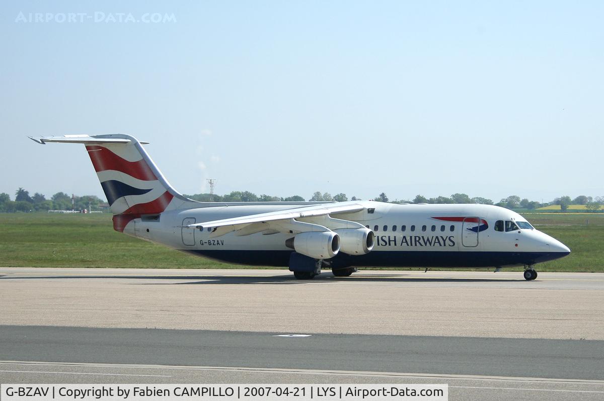 G-BZAV, 1998 British Aerospace Avro 146-RJ100 C/N E3331, British Airways CityFlyer