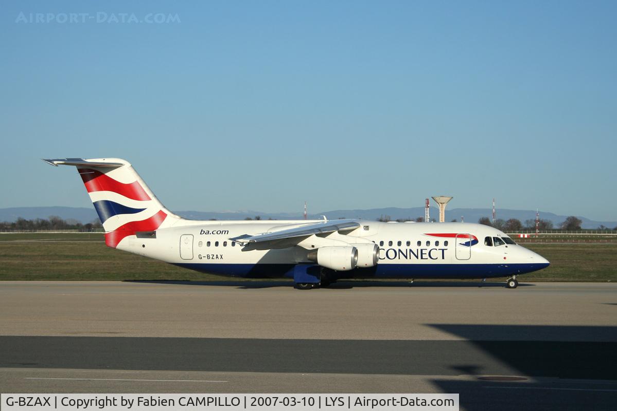 G-BZAX, 1999 British Aerospace Avro 146-RJ100 C/N E3356, British Airways CityFlyer