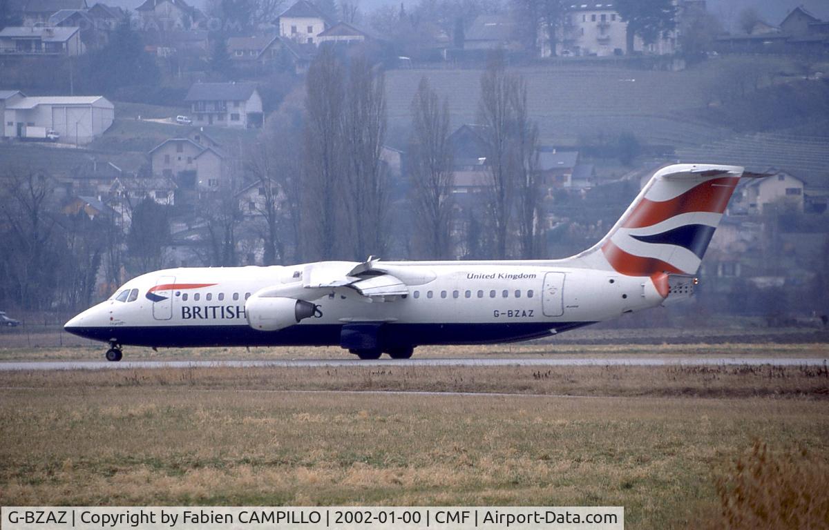 G-BZAZ, 2000 British Aerospace Avro 146-RJ100 C/N E3369, British Airways CityFlyer