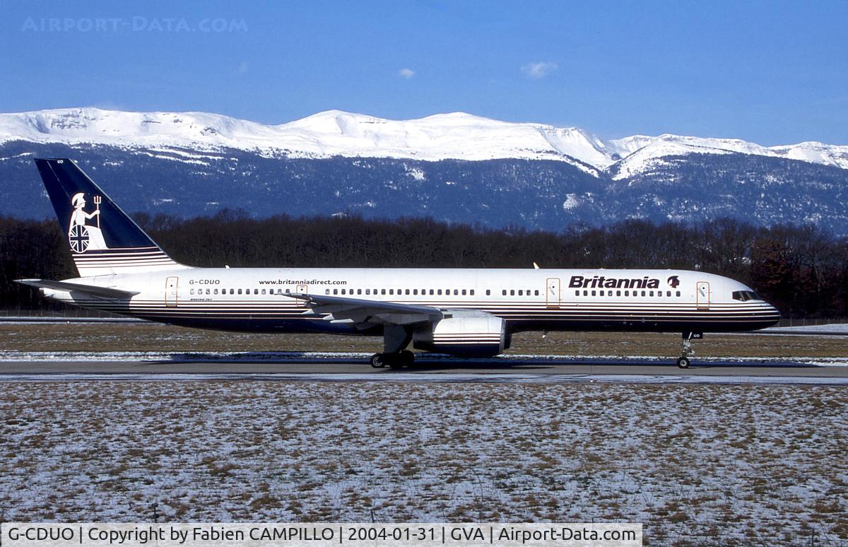 G-CDUO, 1990 Boeing 757-236 C/N 24792, Britannia Airways