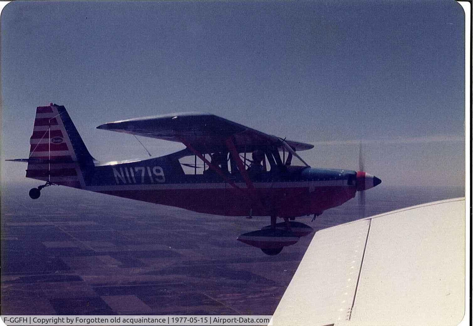 F-GGFH, Bellanca 8K-CAB C/N 27-72, Decathlon Serial 27-72 over North Dakota