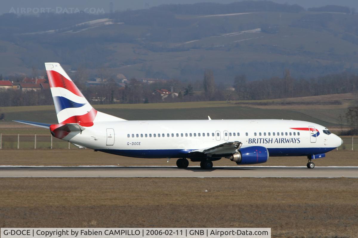 G-DOCE, 1991 Boeing 737-436 C/N 25350, British Airways