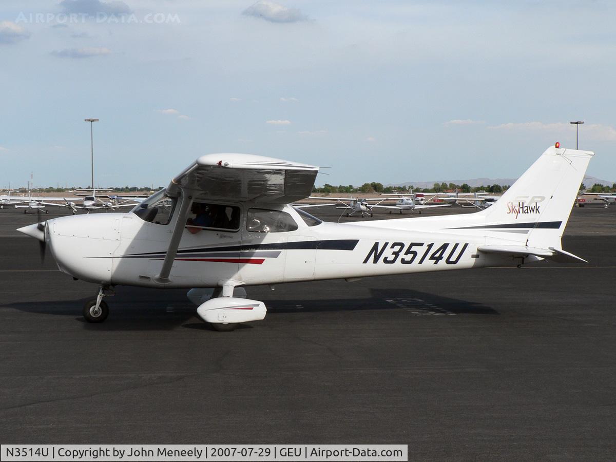 N3514U, 2001 Cessna 172S Skyhawk SP C/N 172S8841, Ready for taxi to Runway 01 - Dave Kelly at the controls!