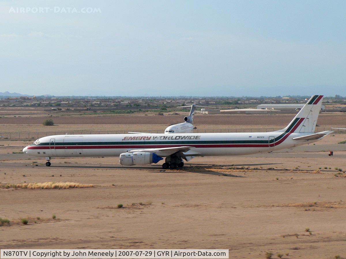 N870TV, 1969 Douglas DC-8-73F C/N 46086, The only DC-8 currently stored at Goodyear