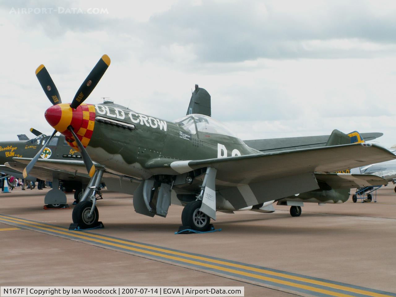 N167F, 1944 North American P-51D Mustang C/N 122-40417, P-51D/Scandinavian Historic Flt/RIAT Fairford