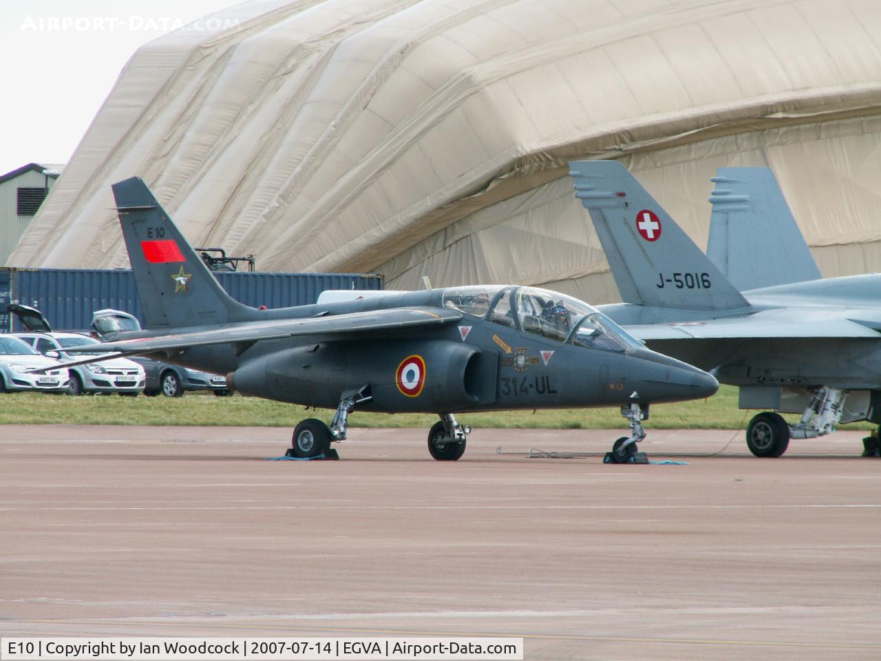 E10, Dassault-Dornier Alpha Jet E C/N E10, Alpha Jet E/French AF/RIAT Fairford