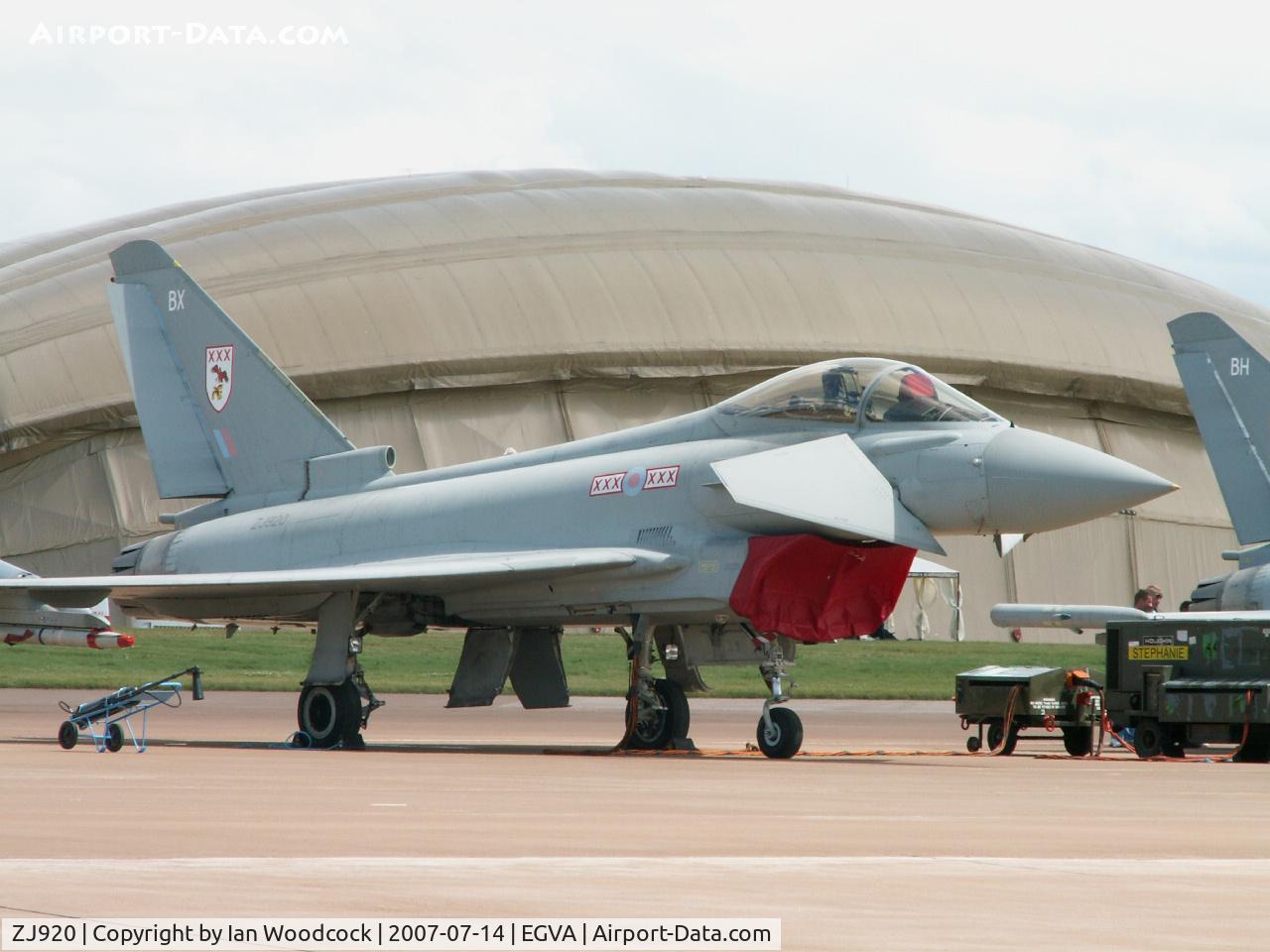 ZJ920, 2005 Eurofighter EF-2000 Typhoon FGR4 C/N 0067/BS011, Typhoon F2/29 Sqn RAF/RIAT Fairford