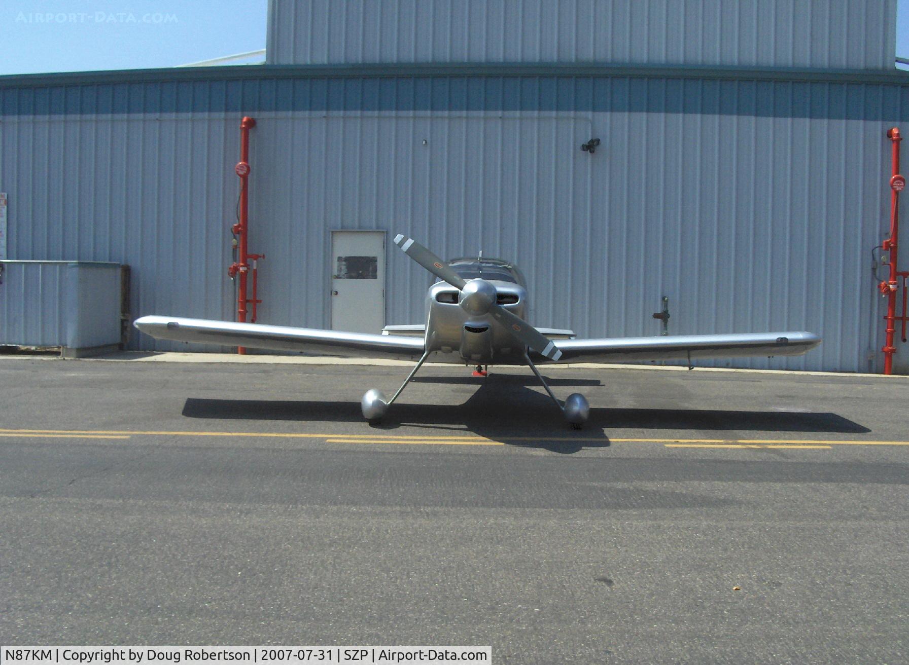 N87KM, 2005 Vans RV-7 C/N 71148, 2005 Moore/Moore VAN's RV-7, Lycoming IO-360 A&C 180 Hp