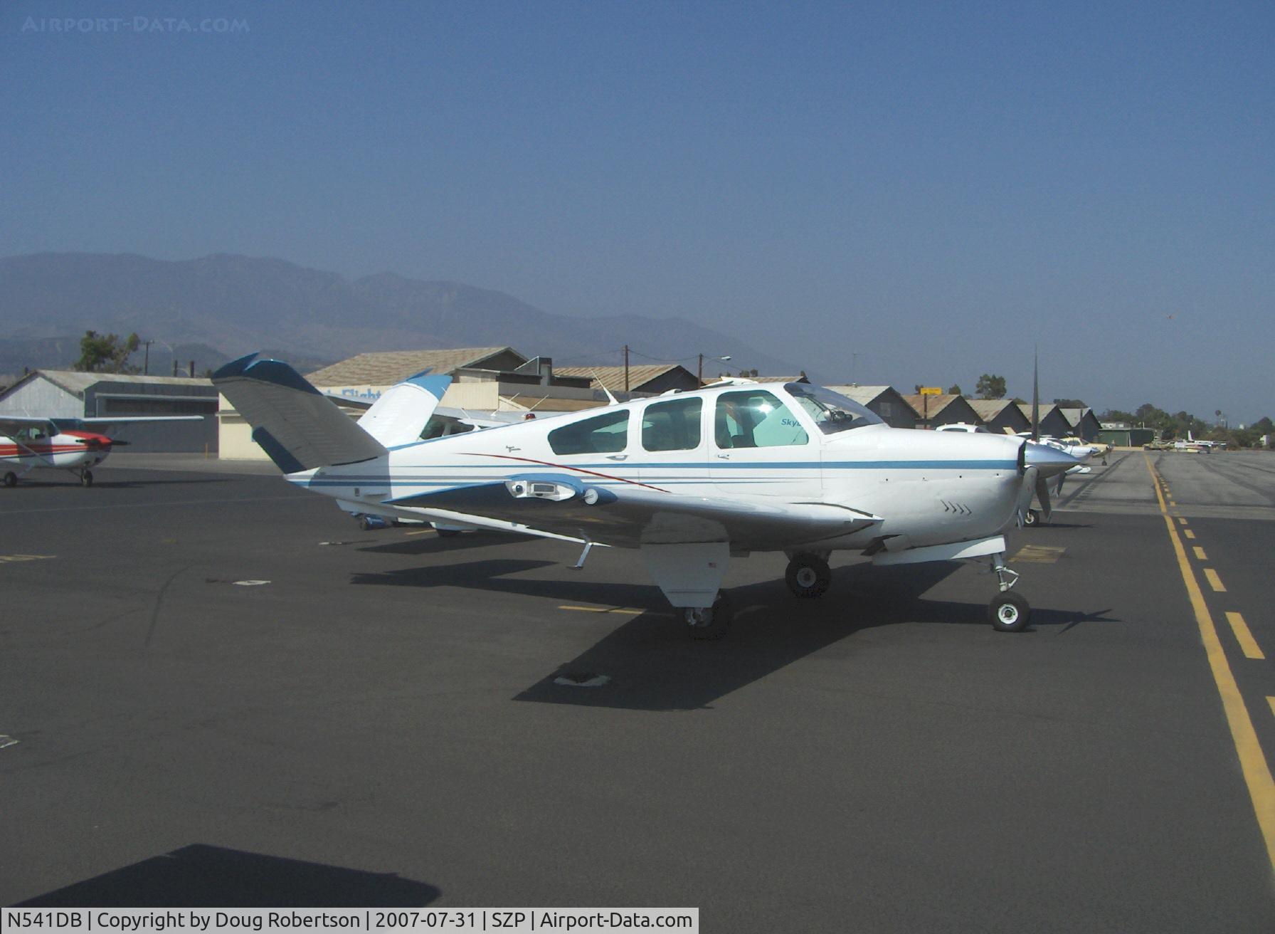 N541DB, 1964 Beech S35 Bonanza C/N D-7333, 1964 Beech S35 BONANZA, Continental IO-520-B 285 Hp