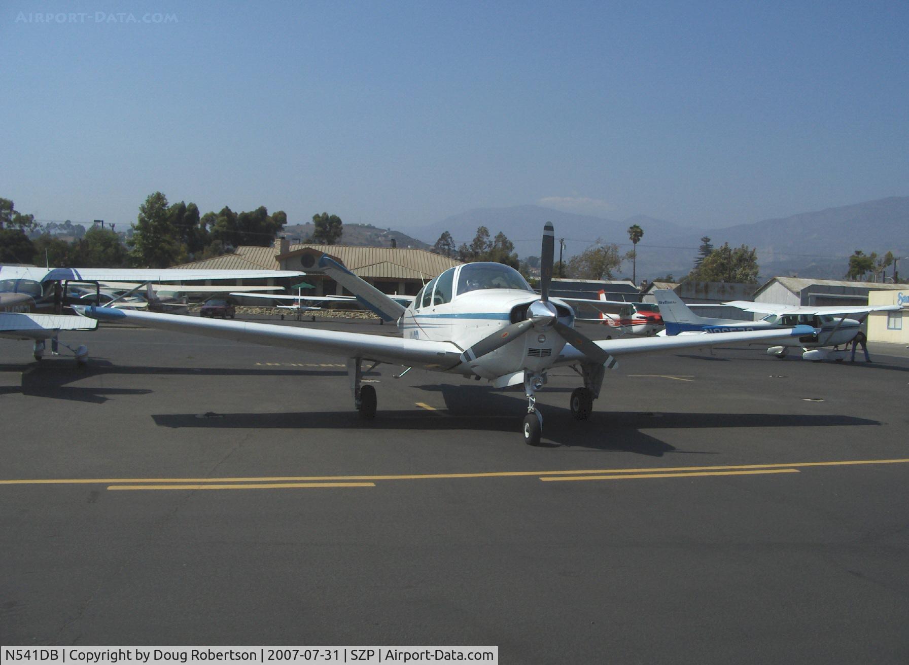 N541DB, 1964 Beech S35 Bonanza C/N D-7333, 1964 Beech S35 BONANZA, Continental IO-520-B 285 Hp