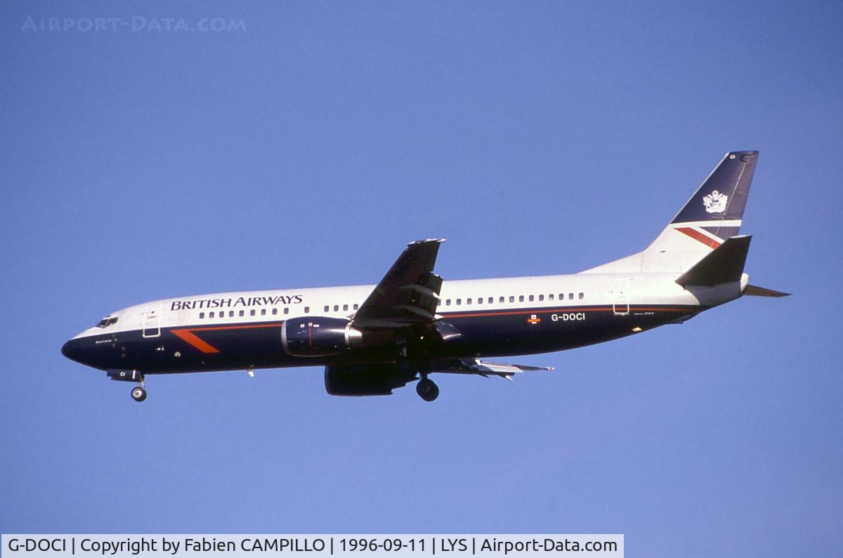 G-DOCI, 1991 Boeing 737-436 C/N 25839, British Airways