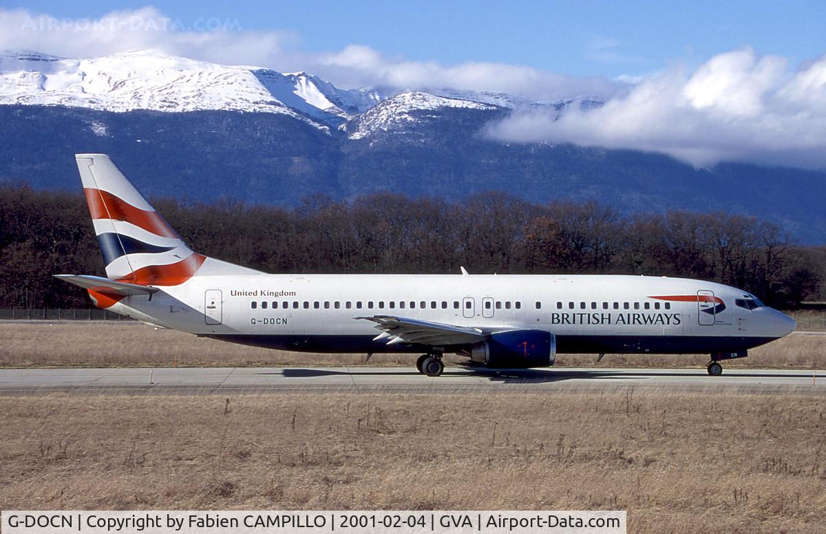 G-DOCN, 1992 Boeing 737-436 C/N 25848, British Airways