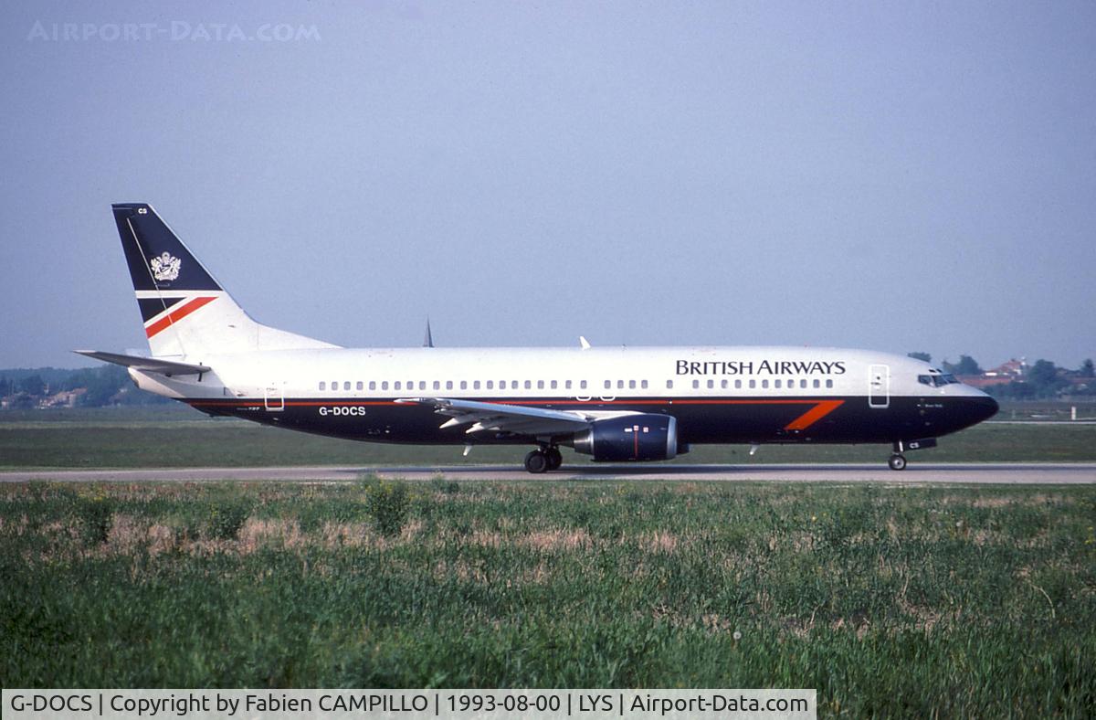 G-DOCS, 1992 Boeing 737-436 C/N 25852, British Airways