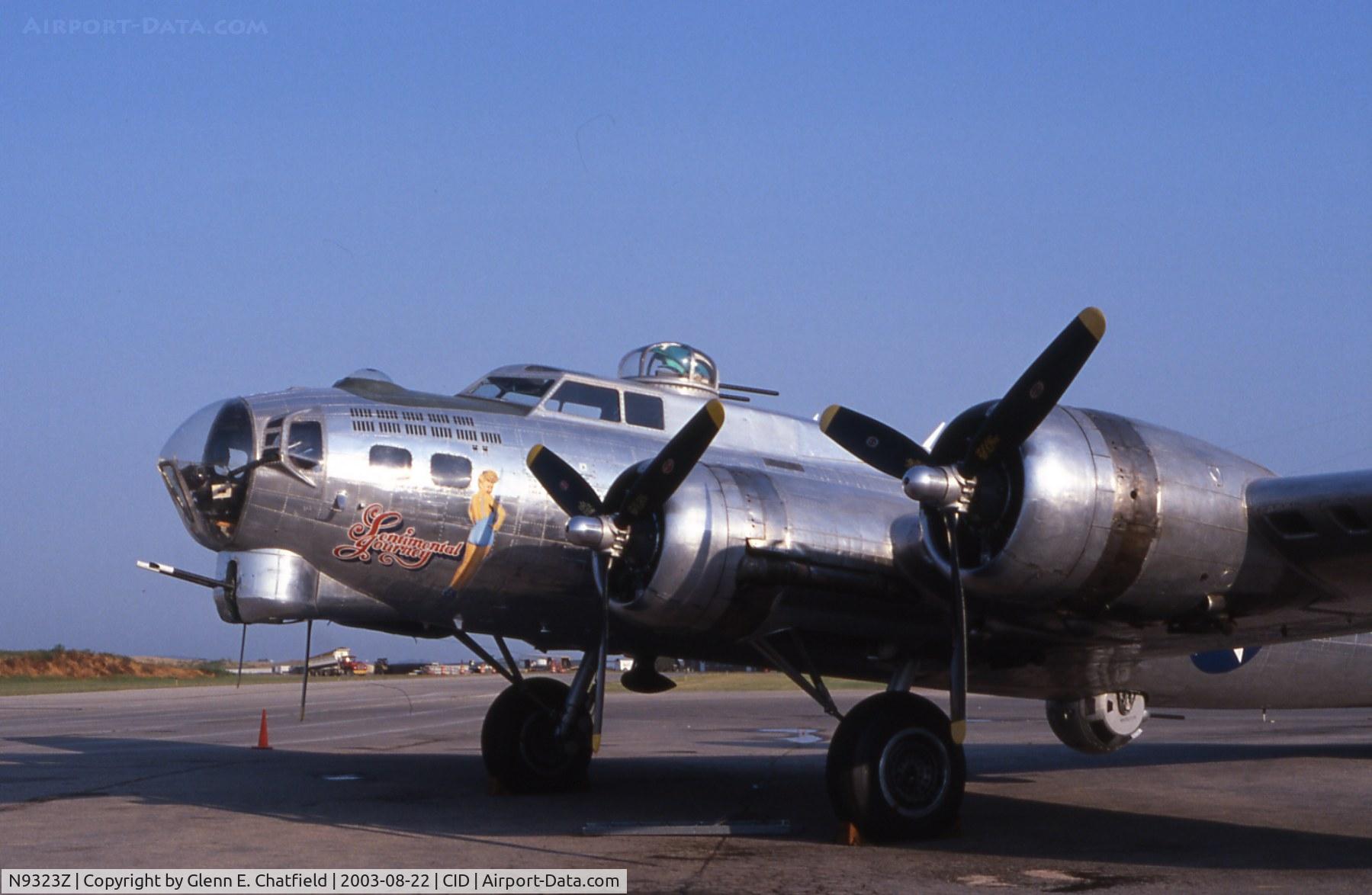 N9323Z, 1944 Boeing B-17G-85-DL Flying Fortress C/N 32155, Sentimental Journey visits; a fine machine
