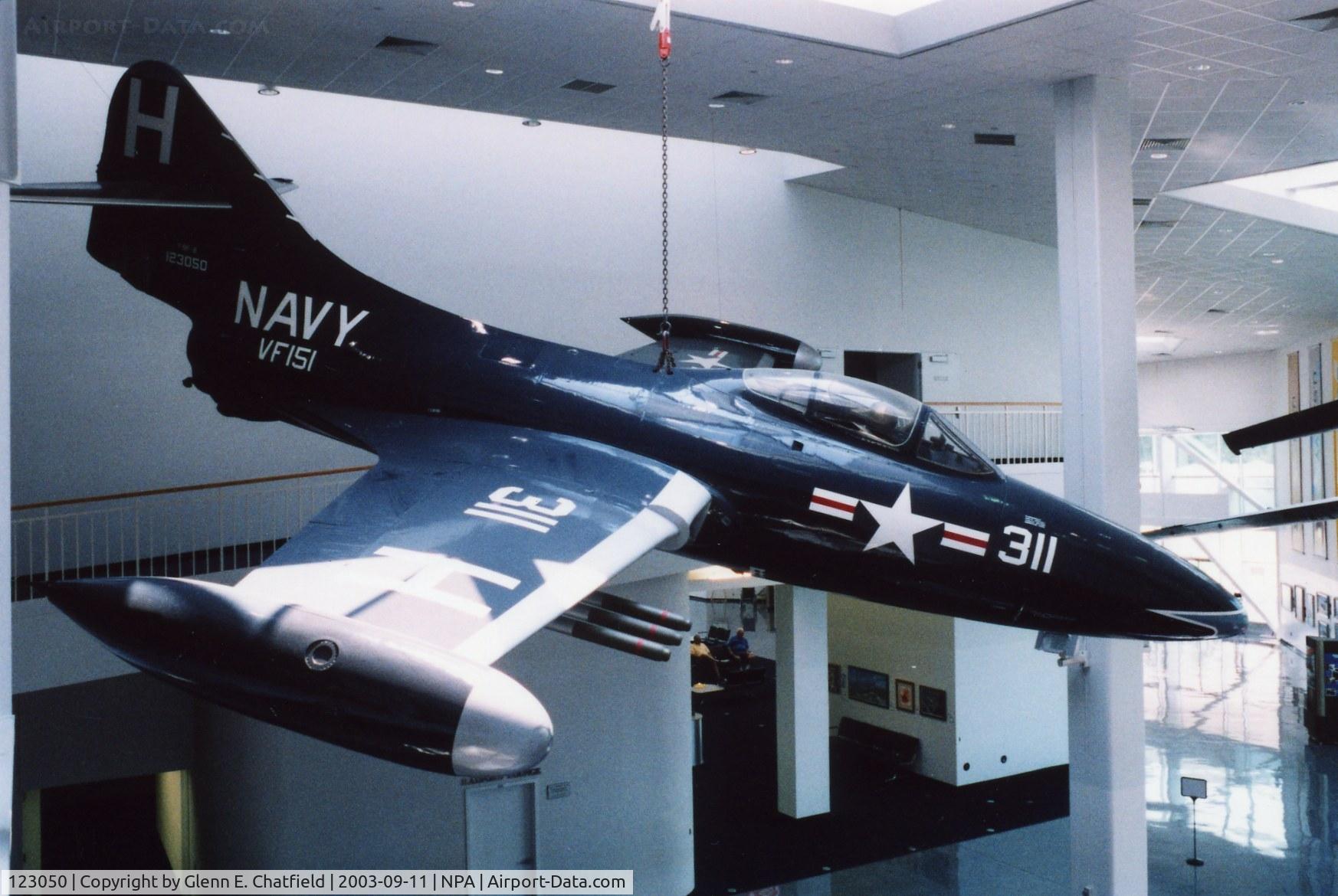 123050, Grumman F9F-2 Panther C/N K-65, F9F-2/F-9B at the National Museum of Naval Aviation