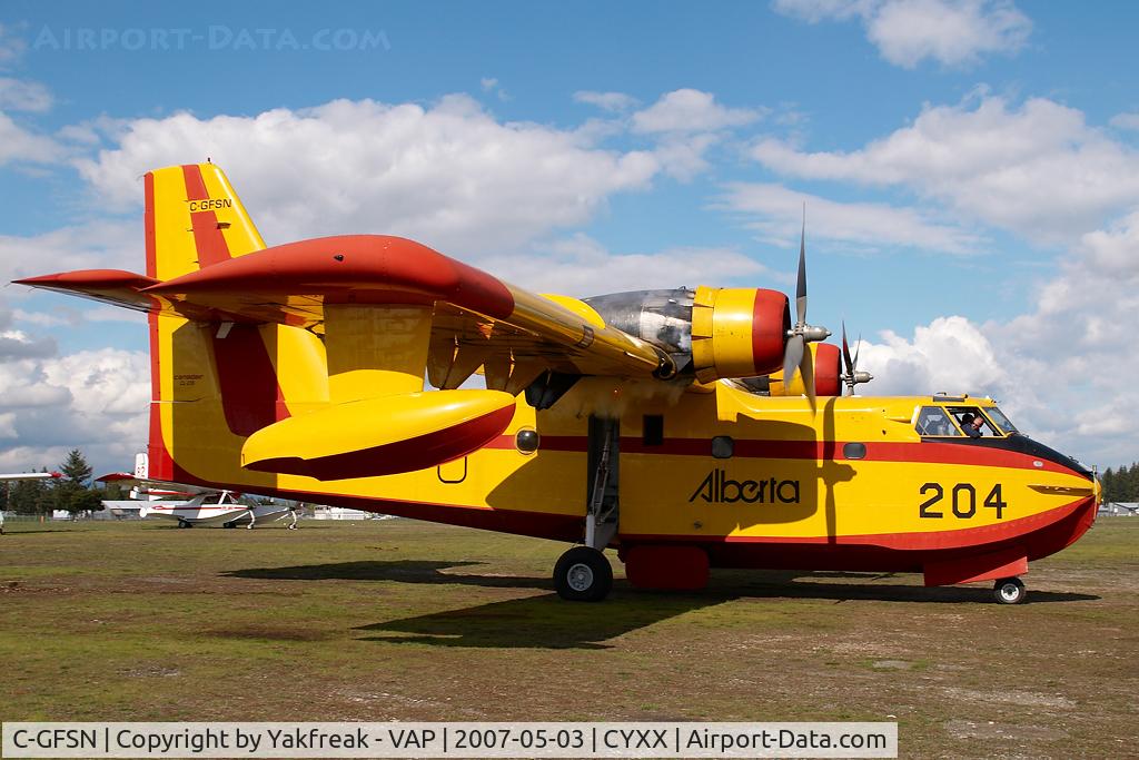 C-GFSN, 1987 Canadair CL-215-V (CL-215-1A10) C/N 1099, Conair CL215