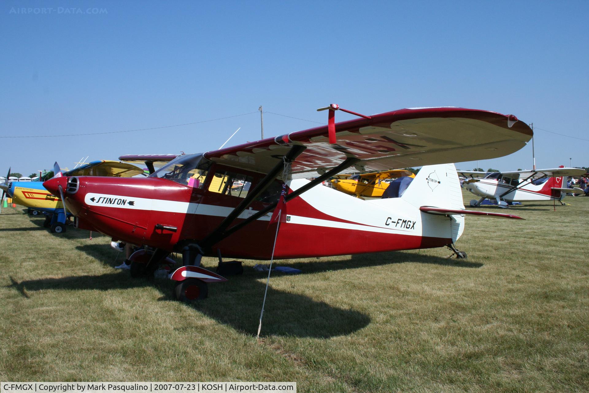 C-FMGX, 1947 Stinson 108-2 Voyager C/N 108-2986, Stinson 108-2