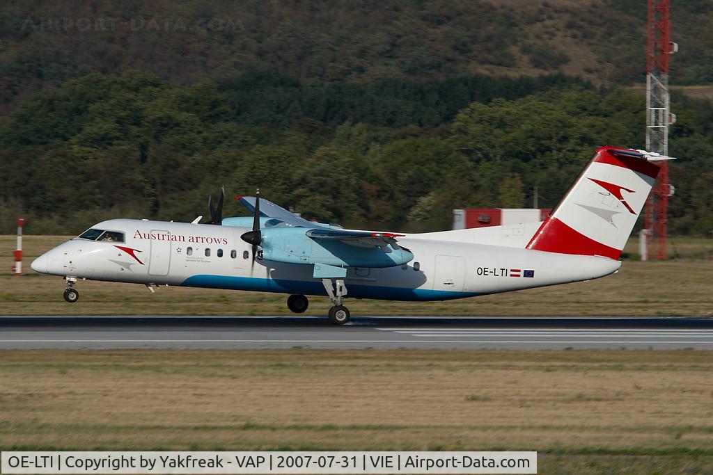 OE-LTI, 1997 De Havilland Canada DHC-8-314Q Dash 8 C/N 466, Austrian Arrows Dash 8-300