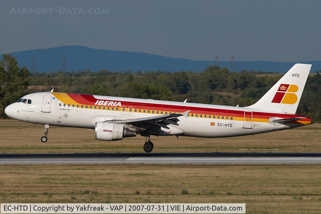 EC-HTD, 2001 Airbus A320-214 C/N 1550, Iberia Airbus A320