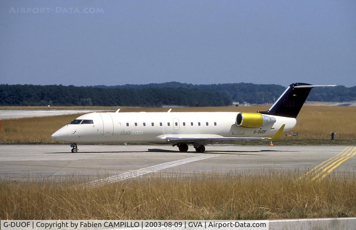 G-DUOF, 1998 Canadair CRJ-200LR (CL-600-2B19) C/N 7226, Duo.com
