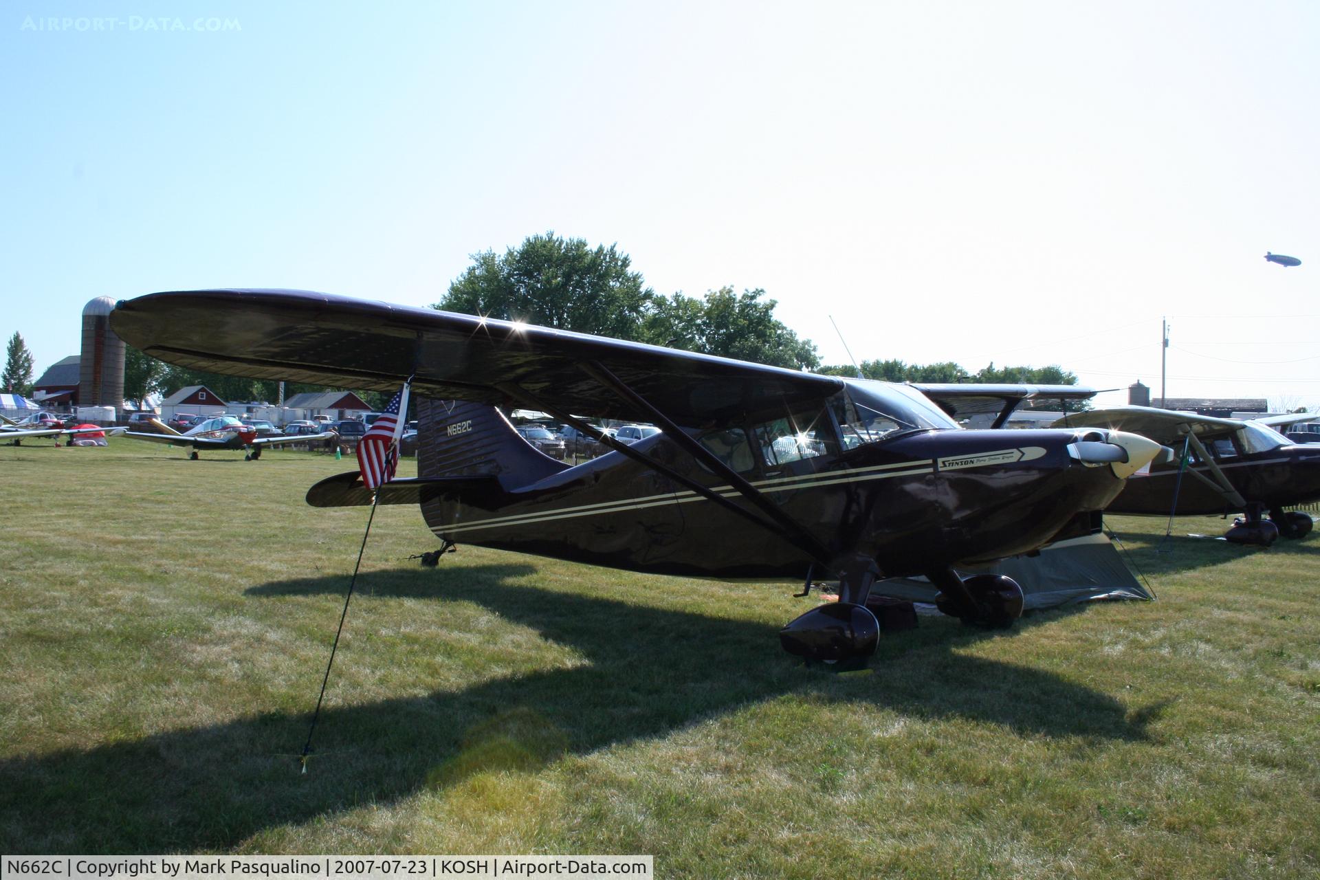 N662C, 1948 Stinson 108-3 Voyager C/N 108-3662, Stinson 108-3