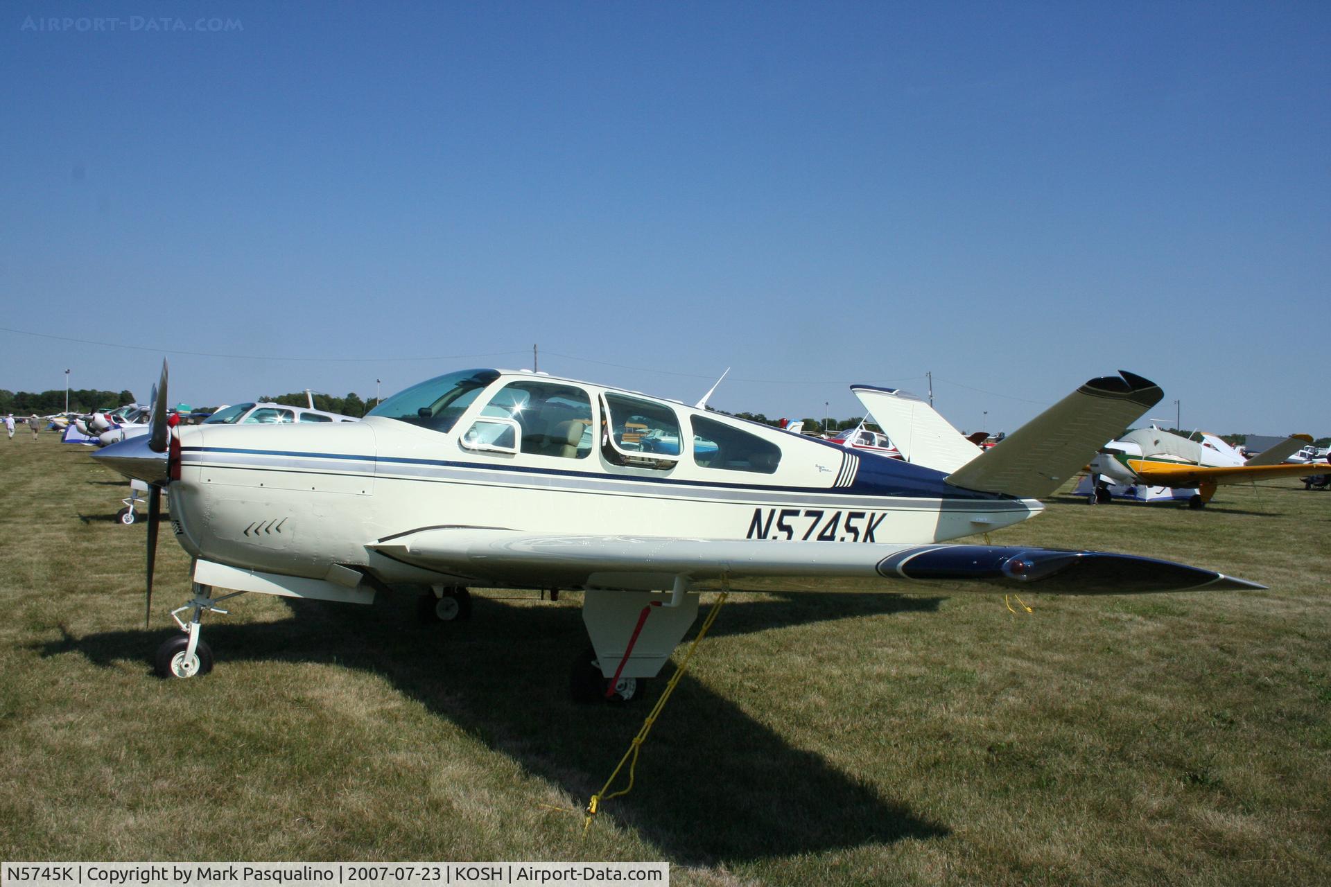 N5745K, 1964 Beech S35 Bonanza C/N D-7555, Beech S35