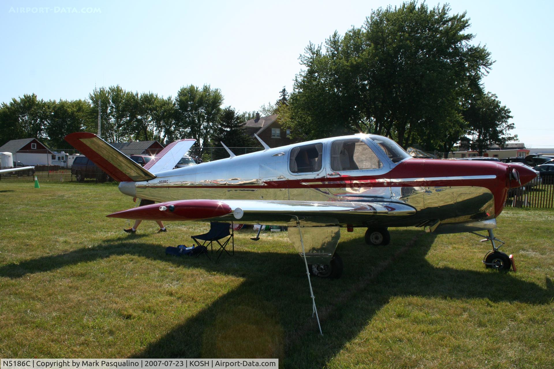 N5186C, 1950 Beech B35 Bonanza C/N D-2468, Beech B35
