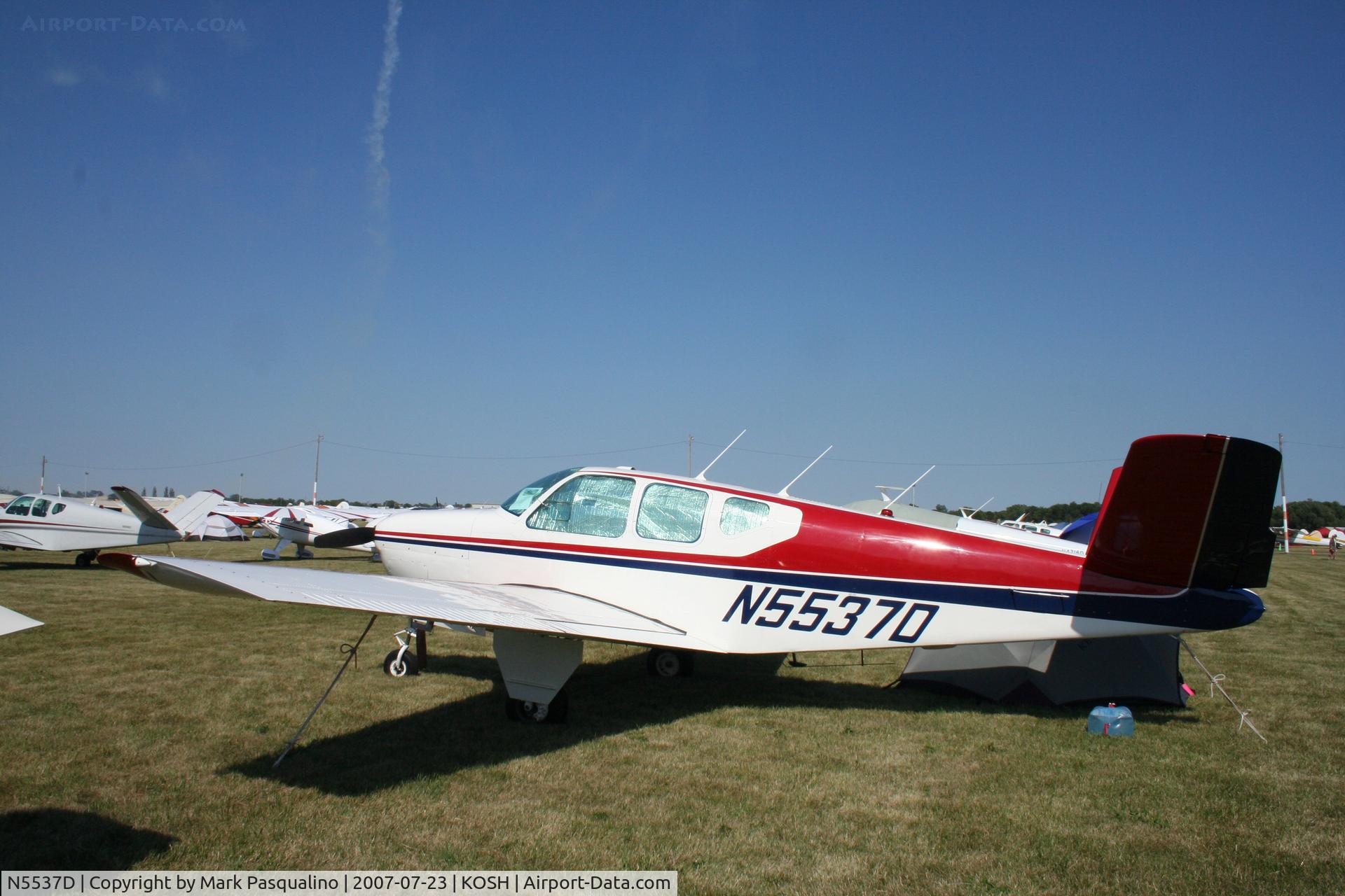 N5537D, 1957 Beech H35 Bonanza C/N D-5074, Beech H35