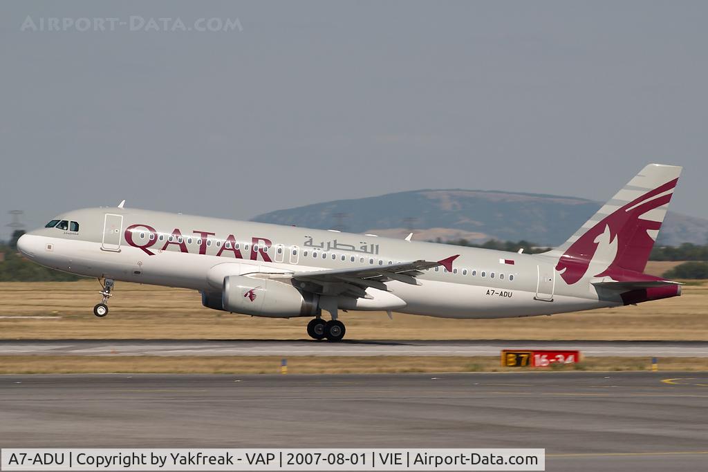 A7-ADU, 2007 Airbus A320-232 C/N 3071, Qatar Airways Airbus 320