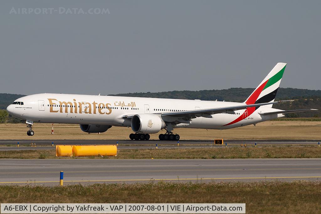 A6-EBX, 2007 Boeing 777-31H/ER C/N 32729, Emirates Boeing 777-300