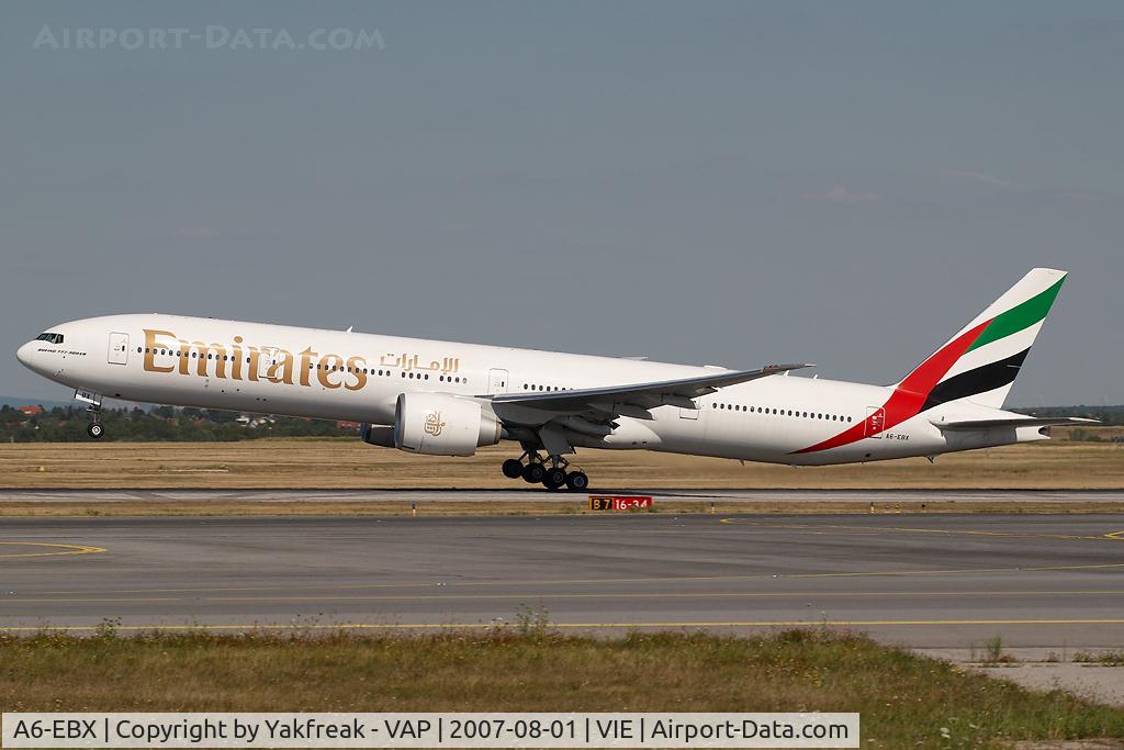A6-EBX, 2007 Boeing 777-31H/ER C/N 32729, Emirates Boeing 777-300