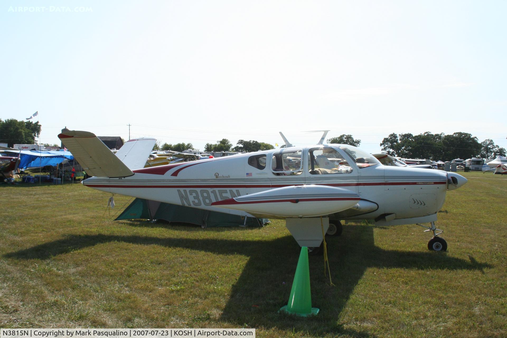 N3815N, 1947 Beech 35 Bonanza C/N D-1044, Beech 35