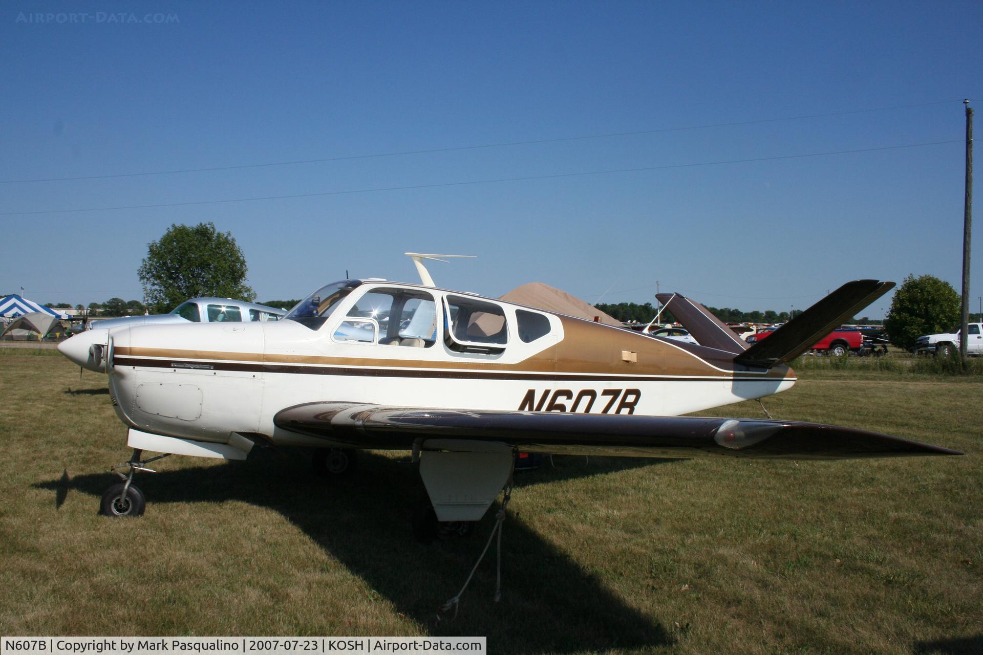 N607B, 1948 Beech A35 Bonanza C/N D-1628, Beech A35